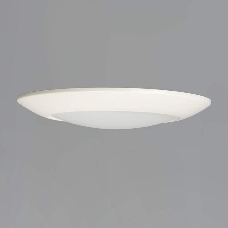 Image 3 Maxim Diverse 11" Wide White Bowl LED Ceiling Light more views