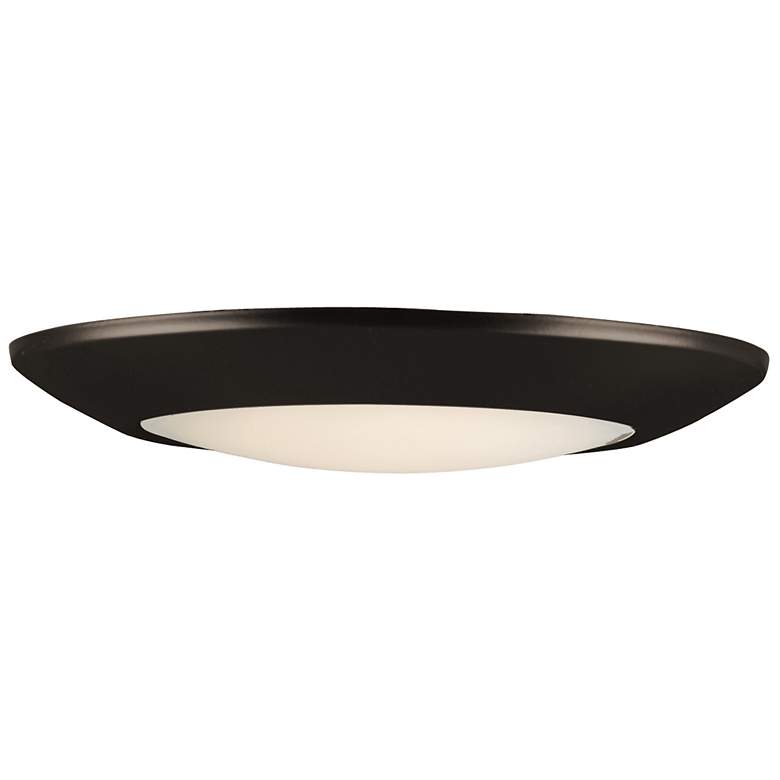 Image 1 Maxim Diverse 13" Bronze LED Flush Mount 3000K