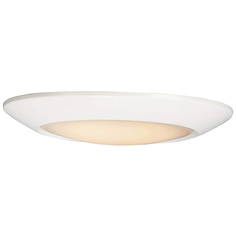 Image 1 Maxim Diverse 6" White LED Ceiling Light 3000K