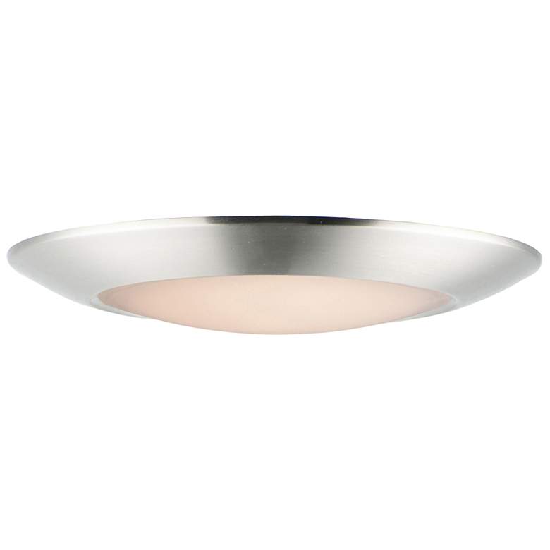 Image 1 Maxim Diverse 9" Satin Nickel LED Ceiling Light 3000K