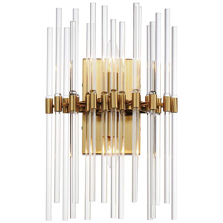 Image 1 Maxim Divine 19 1/2" High Heritage Brass 2-Light Wall Sconce