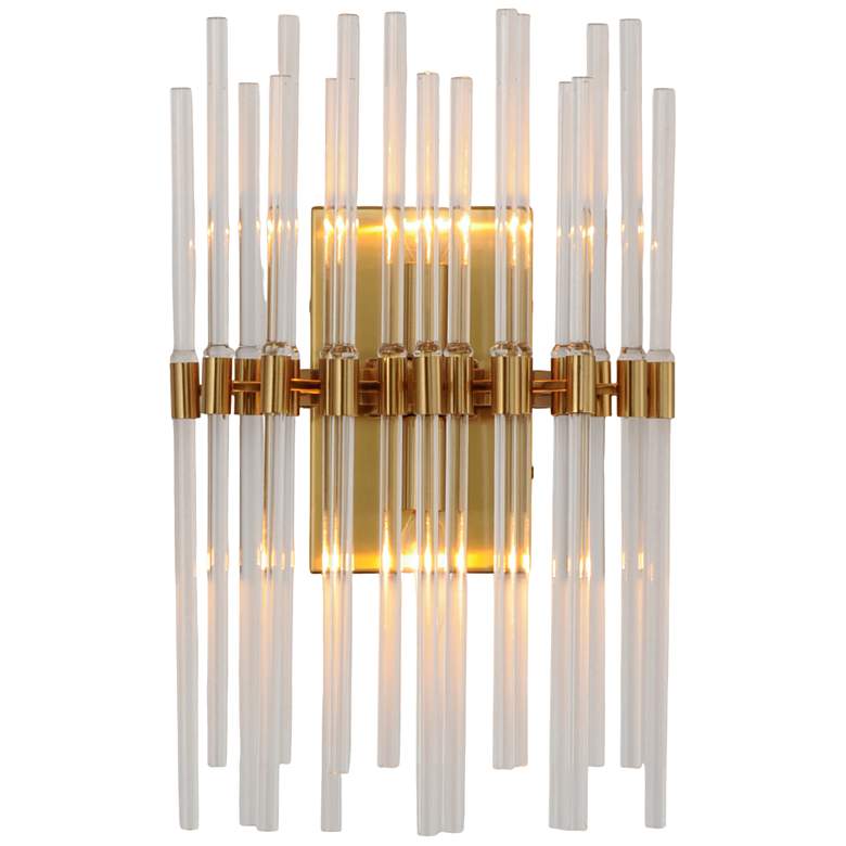 Image 2 Maxim Divine 19 1/2" High Heritage Brass 2-Light Wall Sconce more views