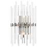 Maxim Divine 19 1/2"H Polished Nickel 2-Light Wall Sconce