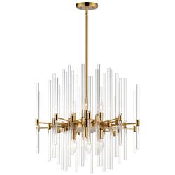 Maxim Divine 23 1/2" Wide Heritage Brass 8-Light Pendant