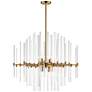 1_Maxim Divine 28 1/2" Wide Heritage Brass 8-Light Chandelier