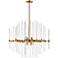 Maxim Divine 28 1/2" Wide Heritage Brass 8-Light Chandelier