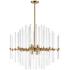 Maxim Divine 28 1/2" Wide Heritage Brass 8-Light Chandelier