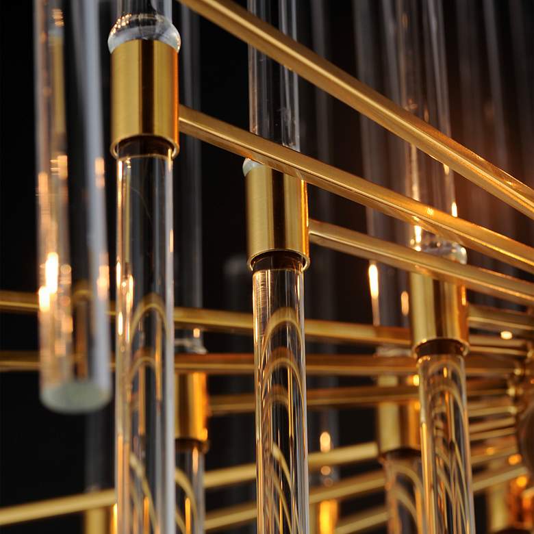 Image 3 Maxim Divine 28 1/2" Wide Heritage Brass 8-Light Chandelier more views