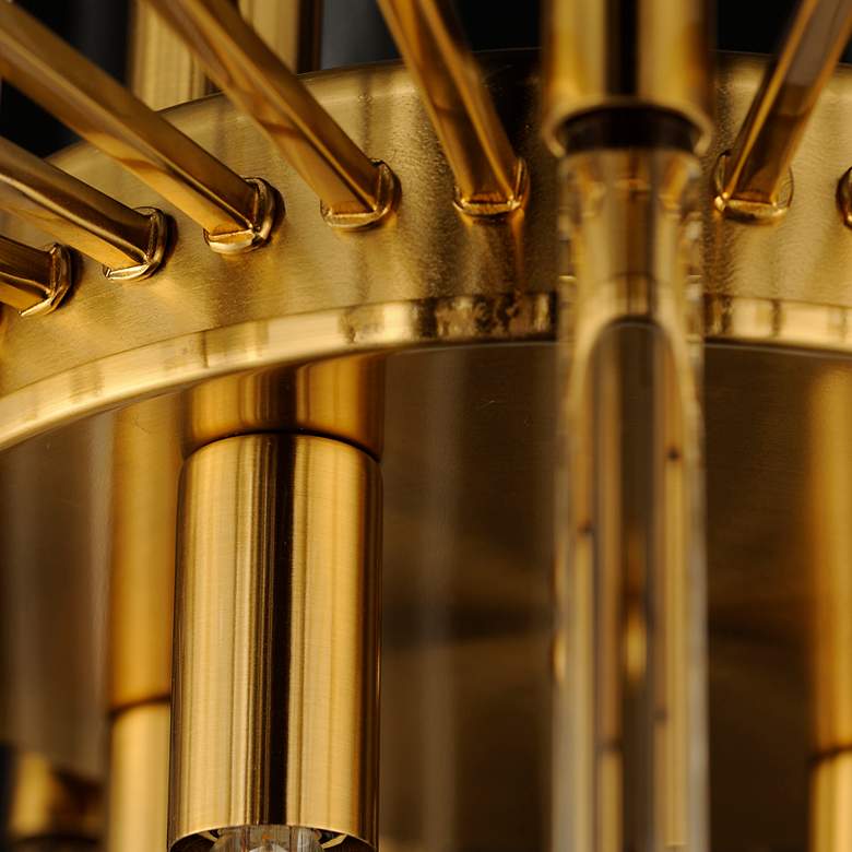 Image 4 Maxim Divine 28 1/2" Wide Heritage Brass 8-Light Chandelier more views