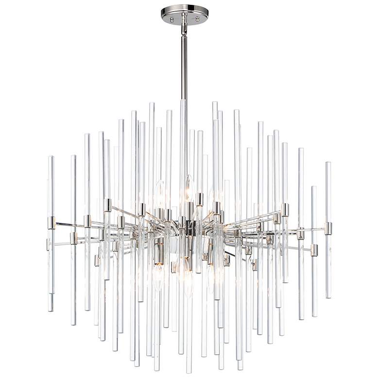 Image 2 Maxim Divine 28 1/2" Wide Polished Nickel 8-Light Chandelier