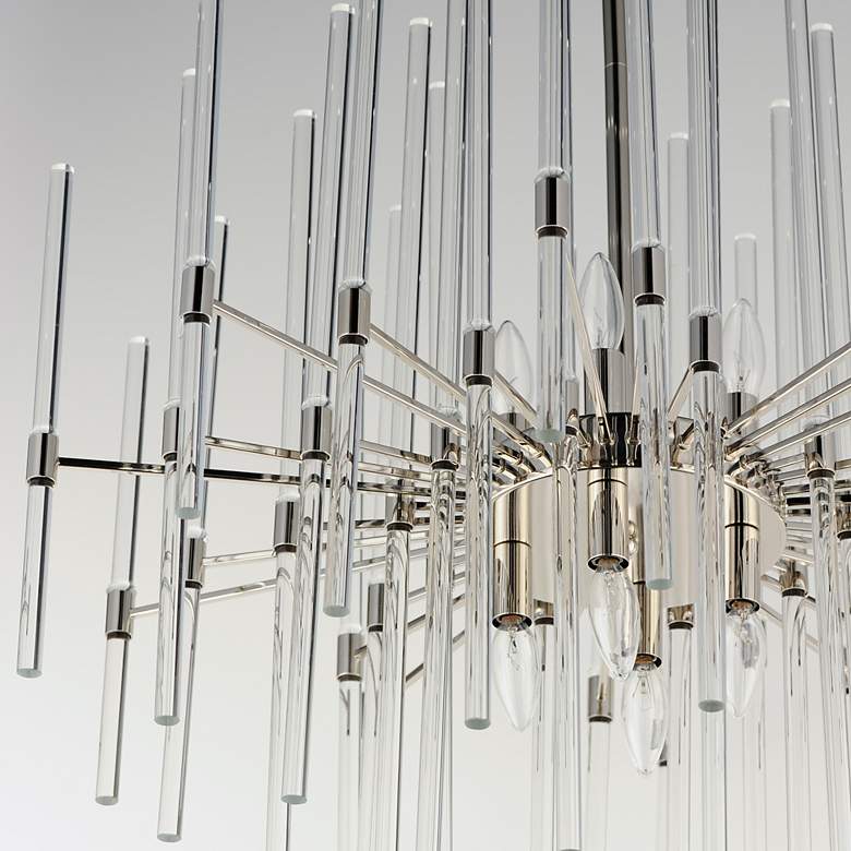 Image 5 Maxim Divine 28 1/2" Wide Polished Nickel 8-Light Chandelier more views