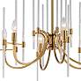 4_Maxim Divine 30" Wide Heritage Brass 6-Light Chandelier more views
