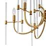5_Maxim Divine 30" Wide Heritage Brass 6-Light Chandelier more views
