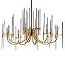 2_Maxim Divine 38 1/4" Wide Heritage Brass 8-Light Chandelier more views