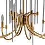 5_Maxim Divine 38 1/4" Wide Heritage Brass 8-Light Chandelier more views