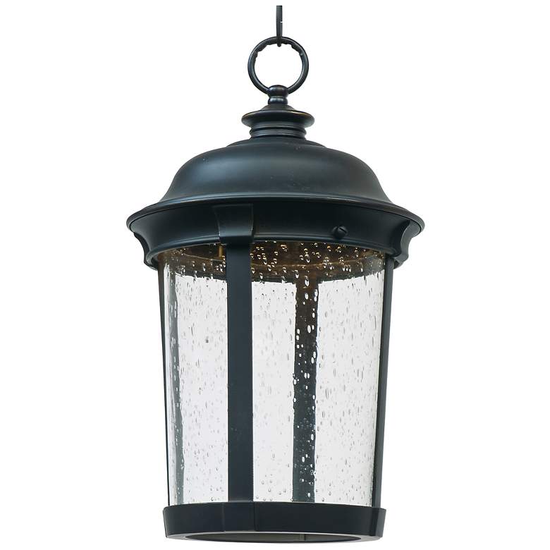 Image 1 Maxim Dover 16 1/2" High Bronze LED Outdoor Hanging Light