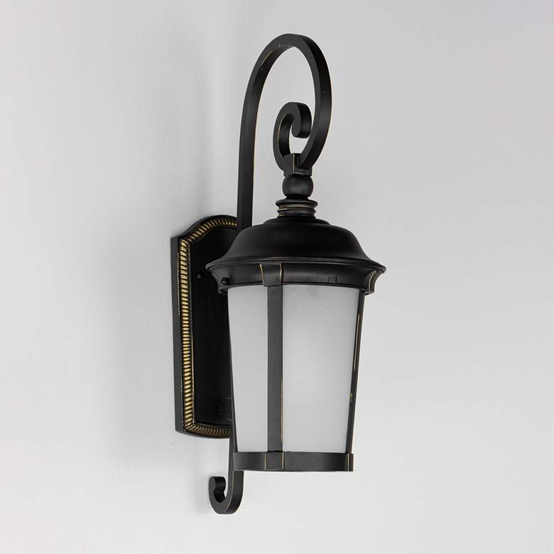Image 1 Maxim Dover 19.5" High LED Bronze Finish Outdoor Wall Lantern