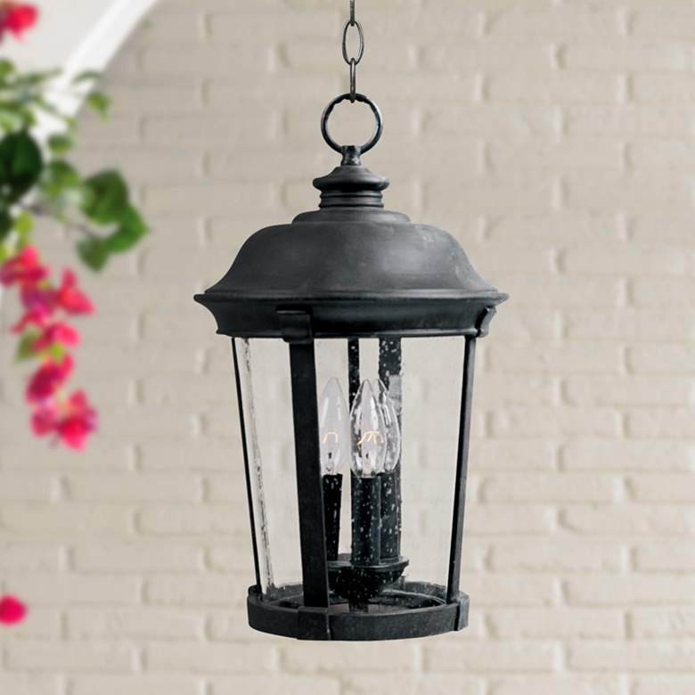 Image 1 Maxim Dover 20 inch High Bronze Outdoor Hanging Lantern