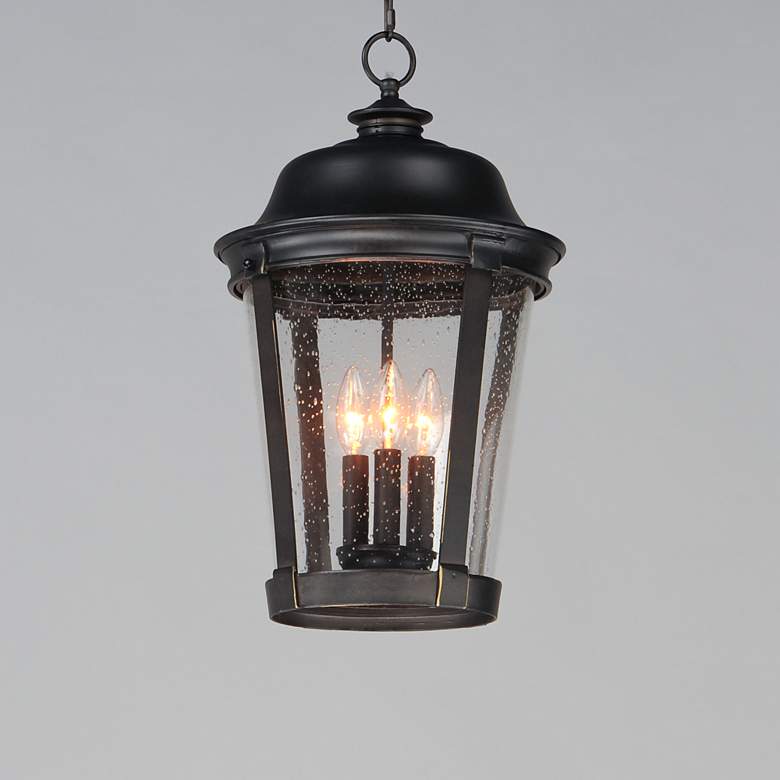 Image 3 Maxim Dover 20" High Bronze Outdoor Hanging Lantern more views