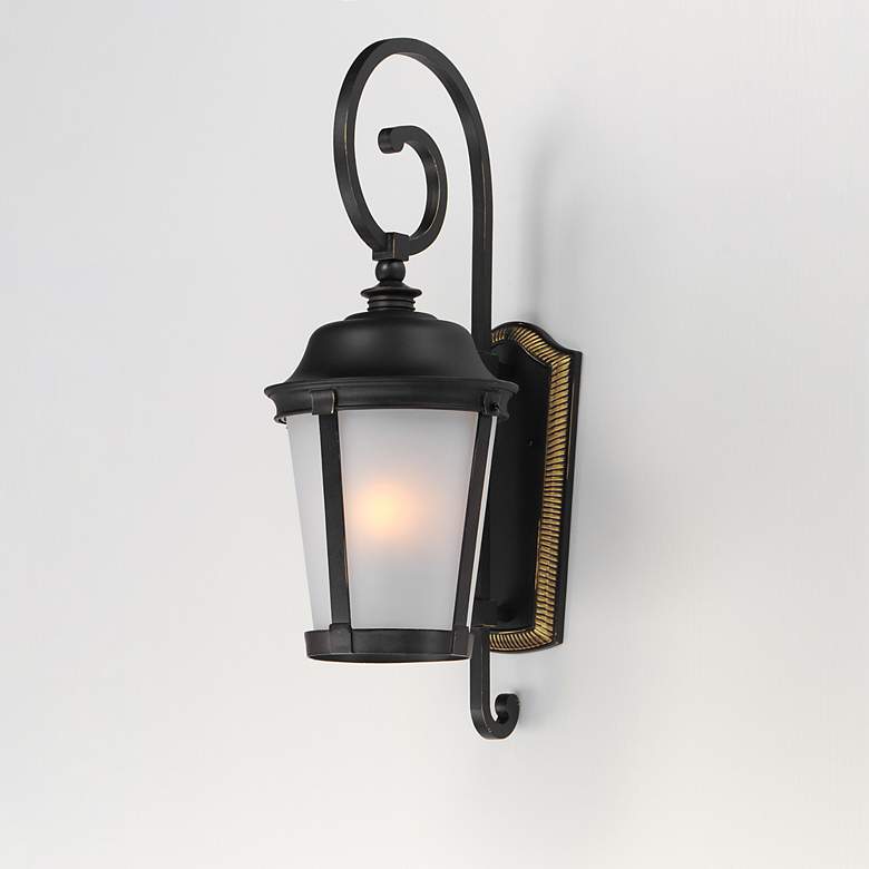 Image 1 Maxim Dover 31 1/2" High Bronze LED Outdoor Wall Light