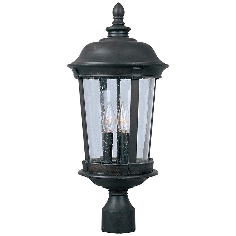 Image 1 Maxim Dover DC 21 inch High Bronze Outdoor Post Light