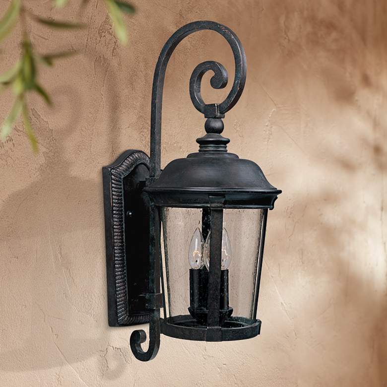 Image 1 Maxim Dover DC 24 1/2" High Bronze Outdoor Wall Light