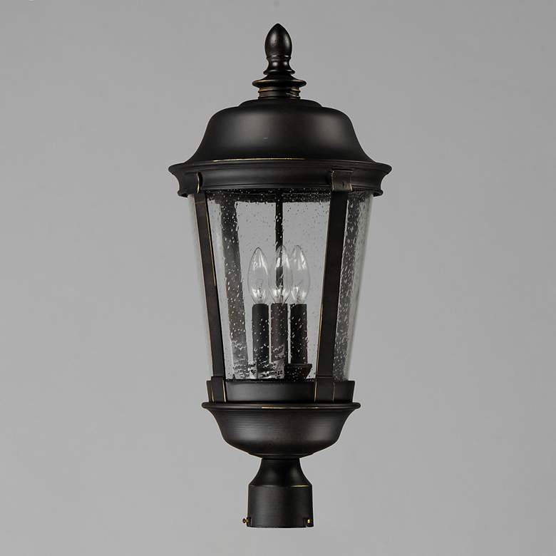 Image 2 Maxim Dover DC 25 1/2" High Bronze Outdoor Post Mount more views