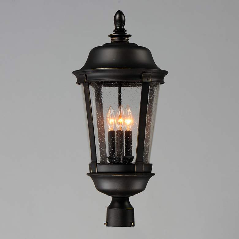 Image 3 Maxim Dover DC 25 1/2" High Bronze Outdoor Post Mount more views