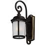 2_Maxim Dover LED E26 10"H Bronze Outdoor Lantern Wall Light