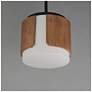 5_Maxim Draughtsman 10" Walnut/Black Semi Flush Mount - Pendant more views