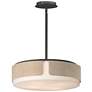 1_Maxim Draughtsman 18" Natural Wood/Charcoal Semi Flush Mount - Pendant
