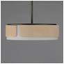 2_Maxim Draughtsman 18" Natural Wood/Charcoal Semi Flush Mount - Pendant more views