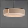 3_Maxim Draughtsman 18" Natural Wood/Charcoal Semi Flush Mount - Pendant more views