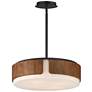 2_Maxim Draughtsman 18" Walnut / Black Semi Flush Mount - Pendant