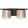 Maxim Draughtsman 18" Wide Natural Wood/Charcoal 2-Light Bath Vanity