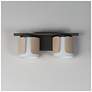 2_Maxim Draughtsman 18" Wide Natural Wood/Charcoal 2-Light Bath Vanity more views