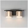 3_Maxim Draughtsman 18" Wide Natural Wood/Charcoal 2-Light Bath Vanity more views