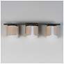 2_Maxim Draughtsman 27" Wide Natural Wood/Charcoal 3-Light Bath Vanity more views