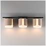 3_Maxim Draughtsman 27" Wide Natural Wood/Charcoal 3-Light Bath Vanity more views
