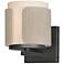 Maxim Draughtsman 7 1/2" High Natural Wood/Charcoal Wall Sconce