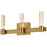 1_Maxim Duchess 20 1/2" Wide Natural Aged Brass 3-Light Wall Sconce