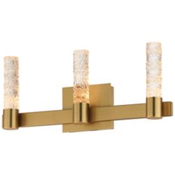 Maxim Duchess 20 1/2" Wide Natural Aged Brass 3-Light Wall Sconce