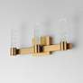 2_Maxim Duchess 20 1/2" Wide Natural Aged Brass 3-Light Wall Sconce more views