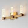 3_Maxim Duchess 20 1/2" Wide Natural Aged Brass 3-Light Wall Sconce more views