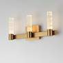 4_Maxim Duchess 20 1/2" Wide Natural Aged Brass 3-Light Wall Sconce more views