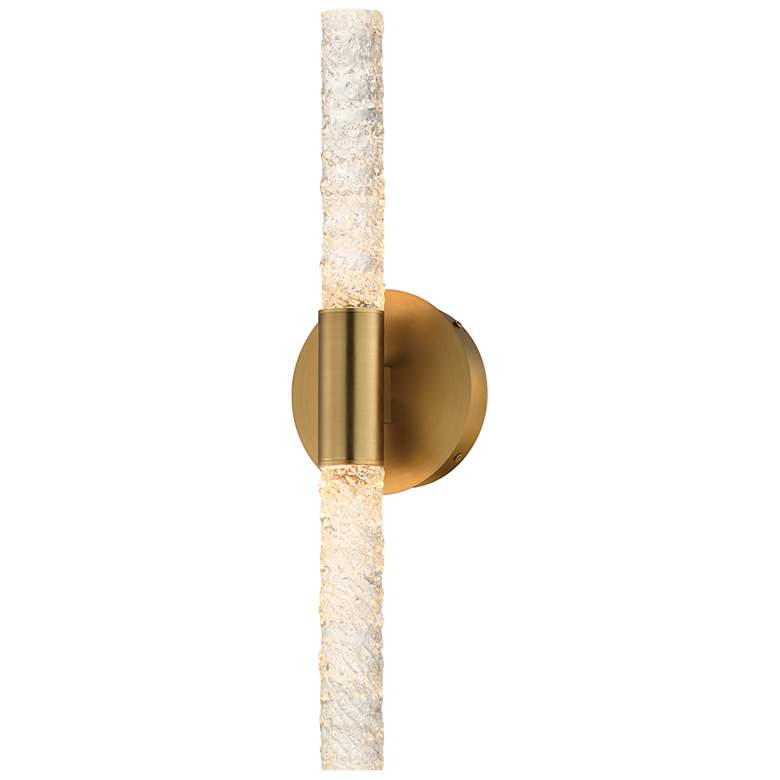 Image 1 Maxim Duchess 20" High Natural Aged Brass 2-Light Wall Sconce