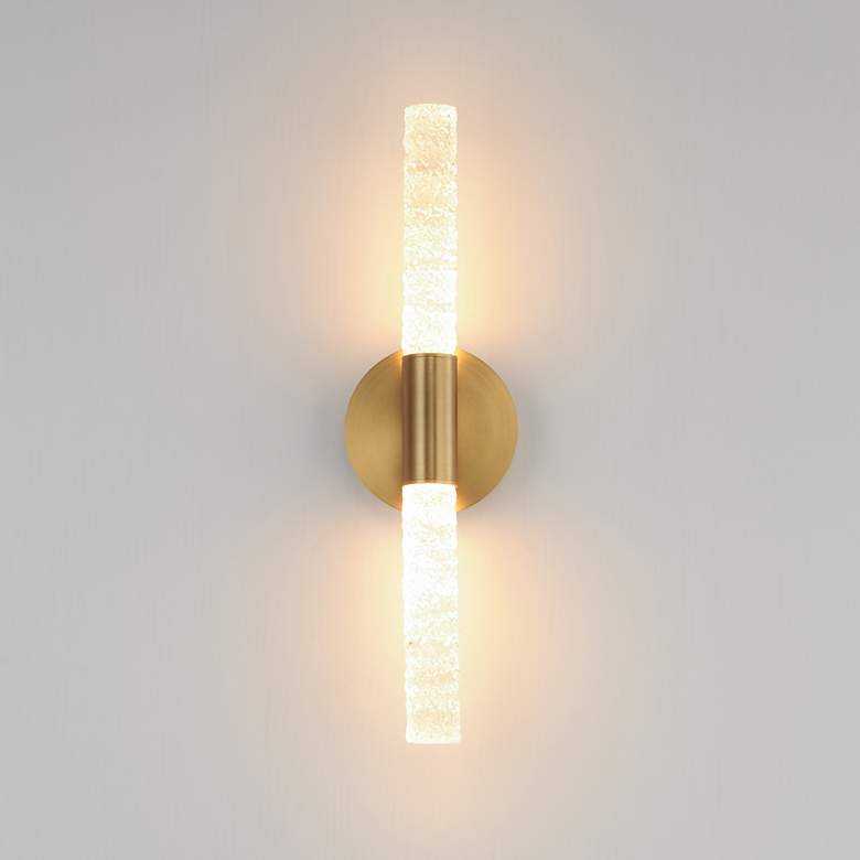 Image 3 Maxim Duchess 20" High Natural Aged Brass 2-Light Wall Sconce more views