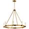 Maxim Duchess 36" Wide Natural Aged Brass 8-Light Chandelier