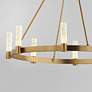 3_Maxim Duchess 36" Wide Natural Aged Brass 8-Light Chandelier more views