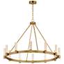 1_Maxim Duchess 44" Wide Natural Aged Brass 12-Light Chandelier